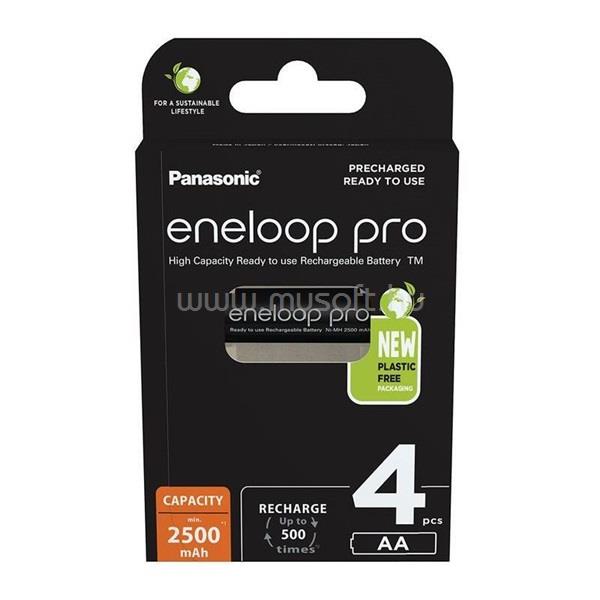 PANASONIC eneloop BK-3HCDE/4BE AA 2500mAh ceruza akku 4db/csomag