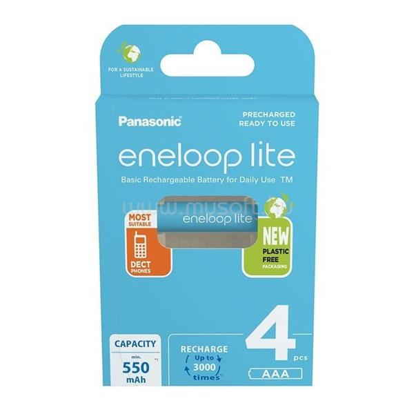 PANASONIC eneloop BK-4LCCE/4BE AAA 550mAh mikro ceruza akku 4db/csomag