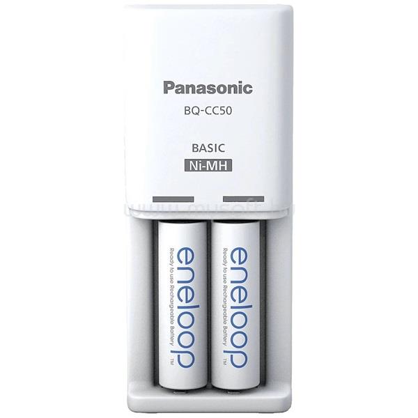 PANASONIC eneloop K-KJ50MCD20E AA 2000mAh időzítős akkutöltő +2xAA akku