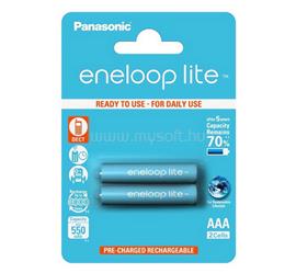 PANASONIC ENELOOP LITE elem AAA, újratölthető, 2db/csomag BK-4LCCE/2BE_N small