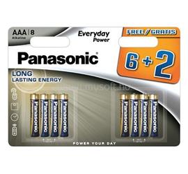 PANASONIC EVERYDAY POWER szupertartós elem AAA, alkáli, 8db/csomag LR03EPS/8BW_6+2F small