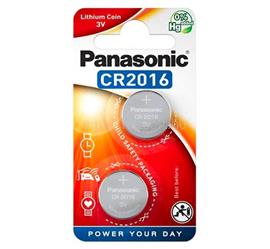 PANASONIC gombelem CR2016, lítium, 2db/csomag CR-2016EL/2B small