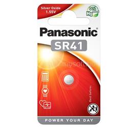 PANASONIC gombelem SR41, ezüst-oxid, 1db/csomag SR-41EL/1B small