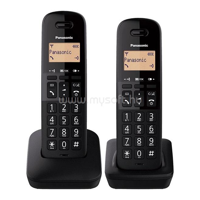 PANASONIC PANASONIC KX-TGB612PDB telefon készülék vezeték nélküli, DECT, FEKETE