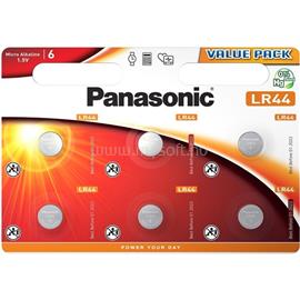 PANASONIC gombelem LR44EL/6BP, alkáli, 6db/csomag LR44EL-6BP small