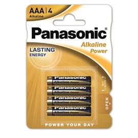 PANASONIC tartós elem AAA, alkáli, 4db/csomag LR03APB-4BP small