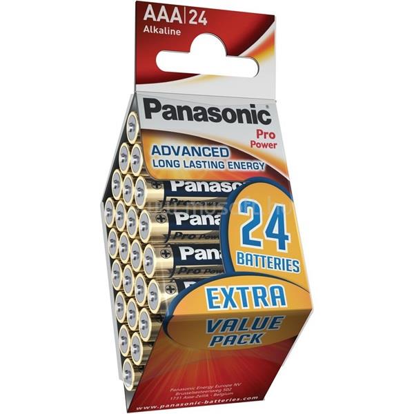 PANASONIC LR03PPG/24CD 1,5V AAA/mikro tartós alkáli elem 24 db/csomag