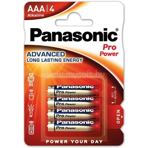 PANASONIC LR03PPG/4BP 1,5V AAA/mikro tartós alkáli elem 4 db/csomag