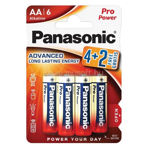 PANASONIC LR6PPG/6BP 4+2F 1,5V AA/ceruza tartós alkáli elem 6 db/csomag