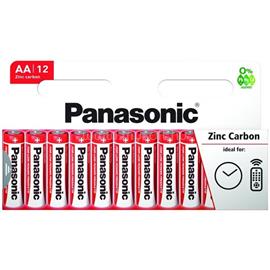 PANASONIC Red Zinc AA ceruza 1.5V cink-mangán tartós elem 12db/csomag R6RZ/12HH small