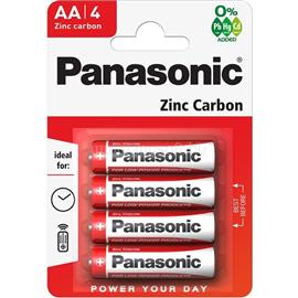 PANASONIC RedZinc R6RZ/4BP AA/ceruza cink-mangán tartós elem 4 db/csomag R6R-4BP small