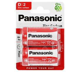 PANASONIC tartós elem D/góliát, cink-mangán, 2db/csomag R20RZ-2BP small