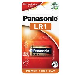 PANASONIC tartós elem LR1, 1.5V alkáli, 1db/csomag LR1L/1BP small
