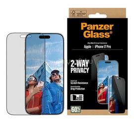 PANZERGLASS 2-WAY PRIVACY ULTRA-WIDE EASYALIGNER képernyővédő üveg betekintés ellen, karcálló + segédkeret, FEKETE PANZERGLASS_PG25586 small