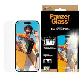 PANZERGLASS iPhone 17 ANTI-REFLECTIVE ARMOR EASYALIGNER képernyővédő üveg tükröződésmentes + segédkeret ÁTLÁTSZÓ PANZERGLASS_PG23154 small