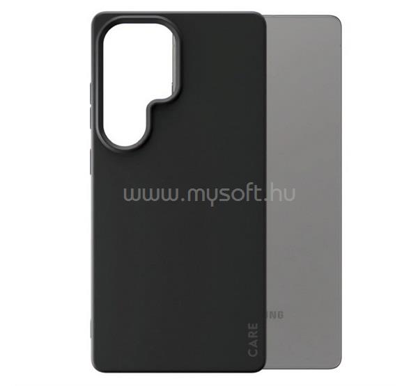 PANZERGLASS Samsung S25 Ultra PANZERGLASS CARE FASHIONABLE szilikon telefonvédő ütésállóság, kameravédő, FEKETE