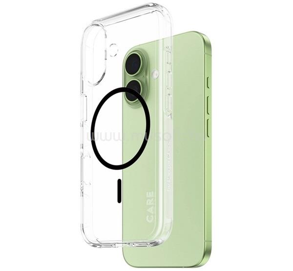 PANZERGLASS iPhone 17 PANZERGLASS CARE FLAGSHIP URBAN EXPLORER CASE szilikon telefonvédő ütésállóság, MagSafe, ÁTLÁTSZÓ/FEKETE