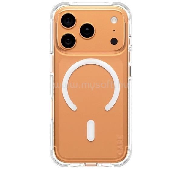 PANZERGLASS iPhone 18 Pro / 17 Pro PANZERGLASS CARE SAMBA szilikon telefonvédő ütésállóság, MagSafe, ÁTLÁTSZÓ
