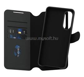 PANZERGLASS Samsung S25 Edge PANZERGLASS CARE TANGO 2-IN-1 tok álló, bőr hatású FLIP, kivehető telefonvédő, FEKETE PANZERGLASS_CR66668 small