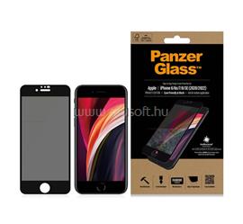 PANZERGLASS EDGE-TO-EDGE ANTIBACTERIAL PRIVACY képernyővédő üveg antibakteriális, betekintés védelem, FEKETE PANZERGLASS_P2679 small