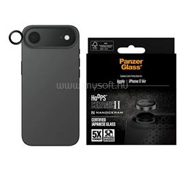 PANZERGLASS iPhone Air HOOPS CERAMIC II kameravédő üveg 9H + segédkeret FEKETE PANZERGLASS_PG11753 small