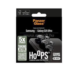 PANZERGLASS Samsung S25 Ultra HOOPS CERAMIC kameravédő üveg 9H + segédkeret ÁTLÁTSZÓ PANZERGLASS_PGRHOCEG38488 small