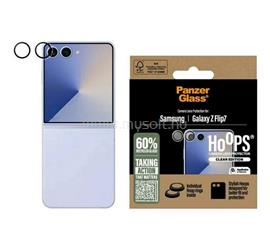 PANZERGLASS Samsung Z Flip7 HOOPS kameravédő üveg 9H + segédkeret ÁTLÁTSZÓ PANZERGLASS_PG49177 small