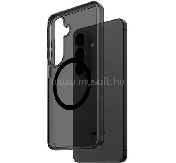 PANZERGLASS Samsung S26 PANZERGLASS SMOKEY CASE szilikon telefonvédő ütésállóság, mágneses, FEKETE