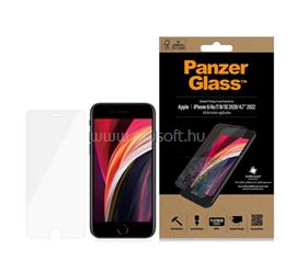 PANZERGLASS iPhone SE 2 (2020) STANDARD FIT ANTIBACTERIAL képernyővédő üveg karcálló, antibakteriális, ÁTLÁTSZÓ PANZERGLASS_2684 small