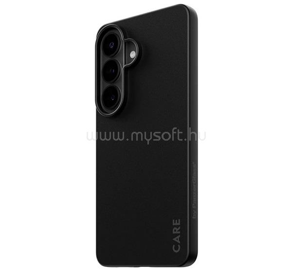 PANZERGLASS Samsung S26 PANZERGLASS szilikon telefonvédő ultravékony, kameravédő, FEKETE