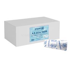 PAPERDI Kéztörlő 2 rétegű Z hajtogatású 100 % cellulóz 200 lap/csomag 15 csomag/karton Paperdi_AZ.816/3000 fehér PAPERDI_56341 small