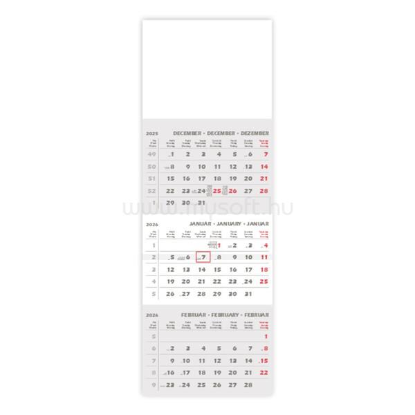 PÁTRIA DESIGN PD sima 2026 30x68 cm speditőrnaptár