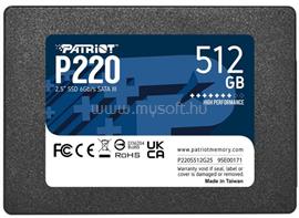 PATRIOT P220 128GB SATA3 2.5inch SSD P220S128G25 small