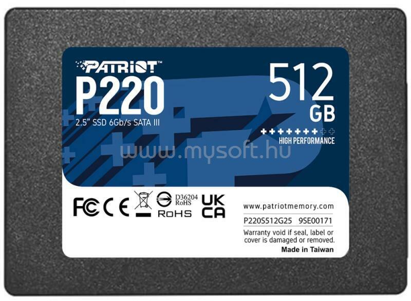 PATRIOT P220 128GB SATA3 2.5inch SSD