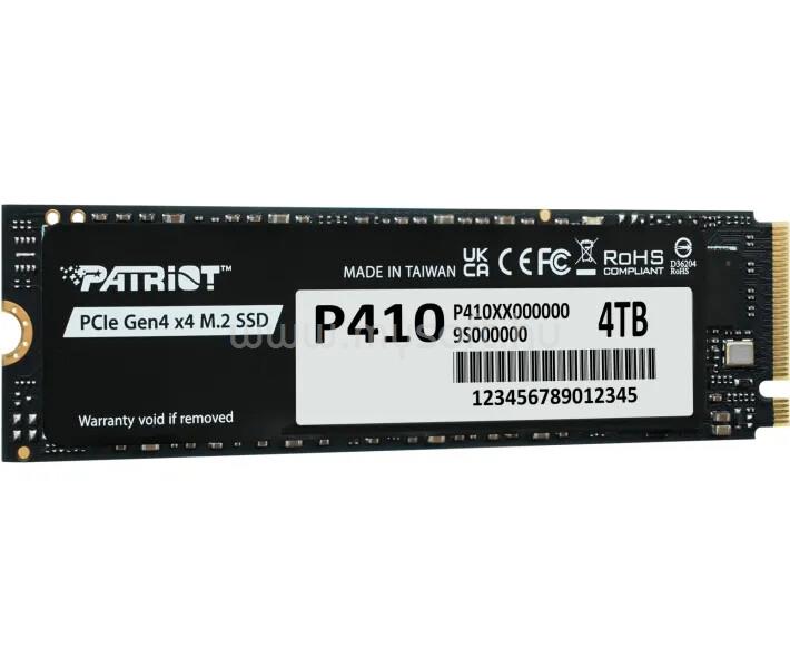 PATRIOT P410 4TB PCIe Gen 4 x4 M.2 SSD