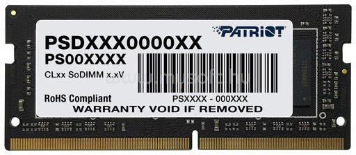 PATRIOT SODIMM 8GB DDR4 3200MHz Signature