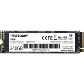 PATRIOT SSD 240GB M.2 2280 NVMe PCIe P310 P310P240GM28 small