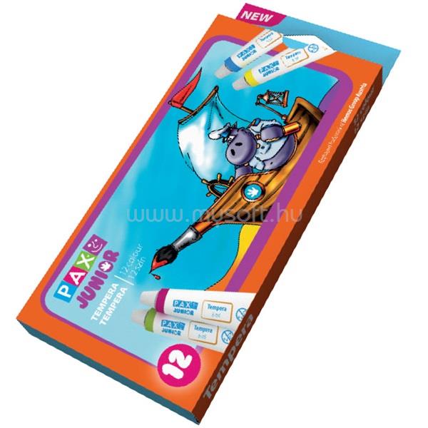 PAX Junior 6ml 12 színű tempera