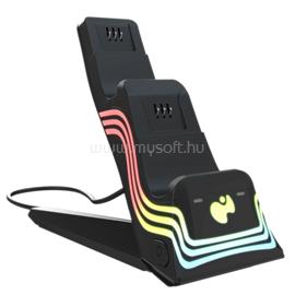 PDP 049-033-BK Afterglow Wave Xbox Series X|S/Xbox One RGB kontroller töltőállomás (fekete) 049-033-BK small