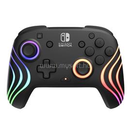 PDP 500-252-BK Afterglow Wave Nintendo Switch/Lite/OLED RGB LED Lighting vezeték nélküli kontroller (fekete) 500-252-BK small