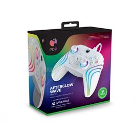 PDP Afterglow WAVE Xbox Series X|S/Xbox One/PC vezetékes fehér kontroller 049-024-WH small