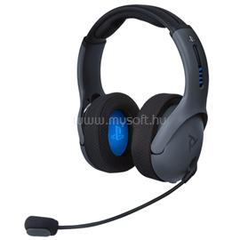 PDP LVL50 PlayStation 4 vezeték nélküli szürke headset 051-049-EU-BK small