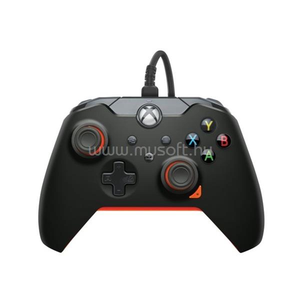 PDP Xbox Series X|S/Xbox One/PC Atomic Black fekete vezetékes kontroller