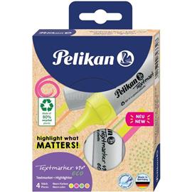 PELIKAN 490 Eco 4 db-os neon színű szövegkiemelő PELIKAN_00823326 small