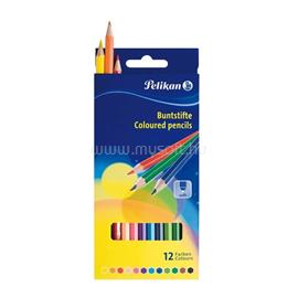 PELIKAN lakkozott 12db-os vegyes színű színes ceruza PELIKAN_00724005 small