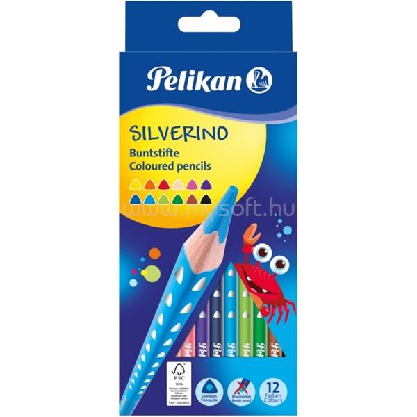 PELIKAN Silverino 12 szín színes ceruza készlet
