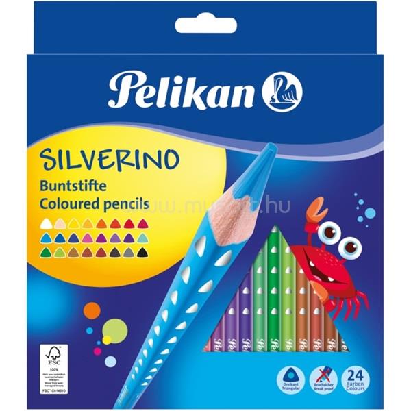 PELIKAN Silverino 24 szín színes ceruza készlet