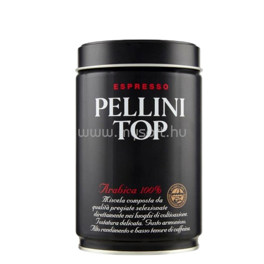 PELLINI Kávé őrölt, 250g, TOP Originale 100% arabica, fémdobozos