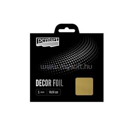 PENTART 14 x 14 cm 5 db/csomag arany dekorfólia PENTART_20736 small