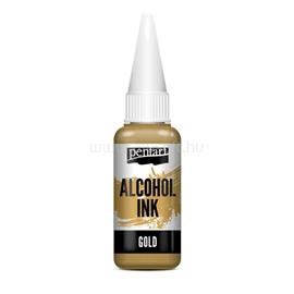 PENTART 20 ml arany metál alkoholos tinta PENTART_21050 small